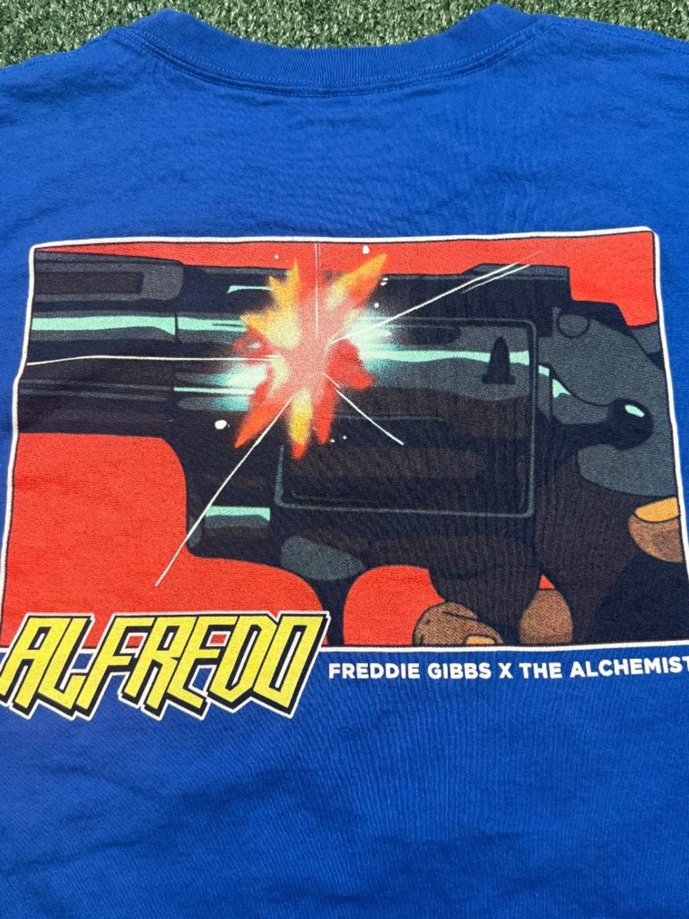 Freddie Gibbs x The Alchemist x Alfredo T Shirt Size 2XL Blue - Picture 3 of 8